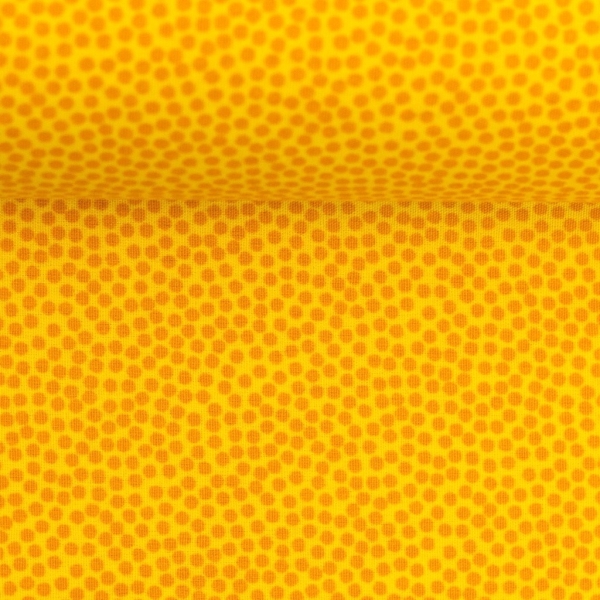 Baumwollstoff - Dotty - gelb